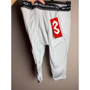 McDavid Rival 7-Pad Football Girdle White Mens XXL Padded Compression Pants 7418